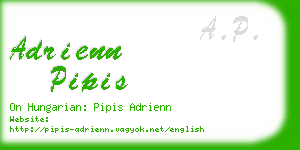 adrienn pipis business card